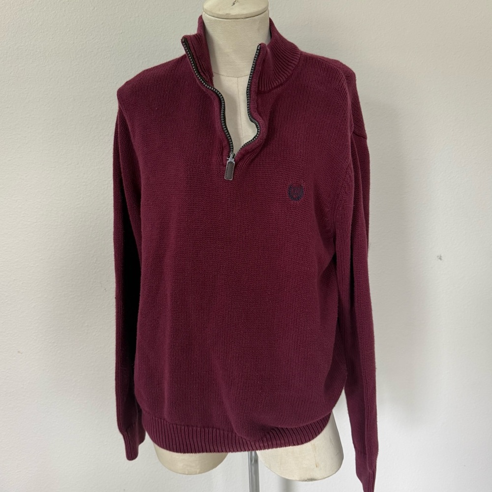 Burgundy Quarter Zip